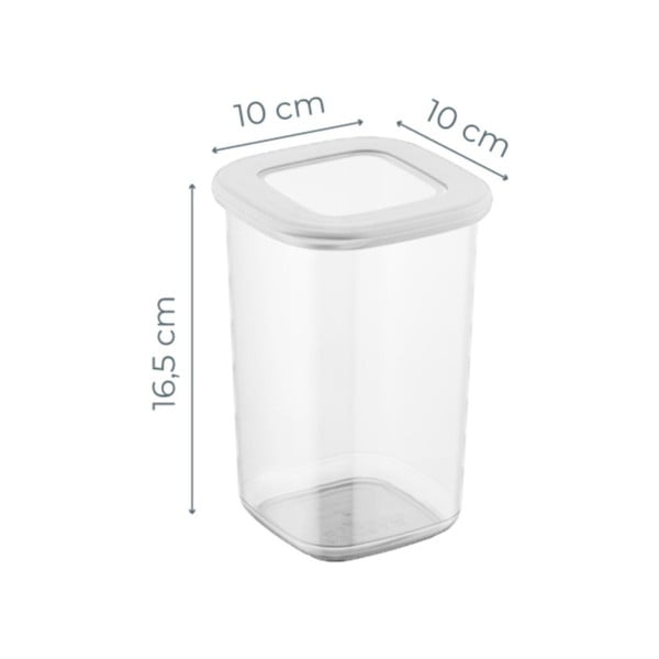 Plastové dózy v sadě 12 ks na potraviny Fresco – Hermia-image-3