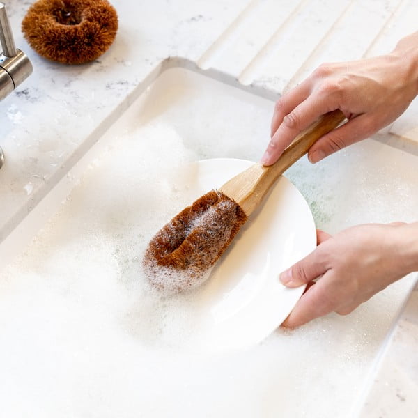 Bambusový kartáč na mytí nádobí Kitchen Craft Natural Elements-image-2
