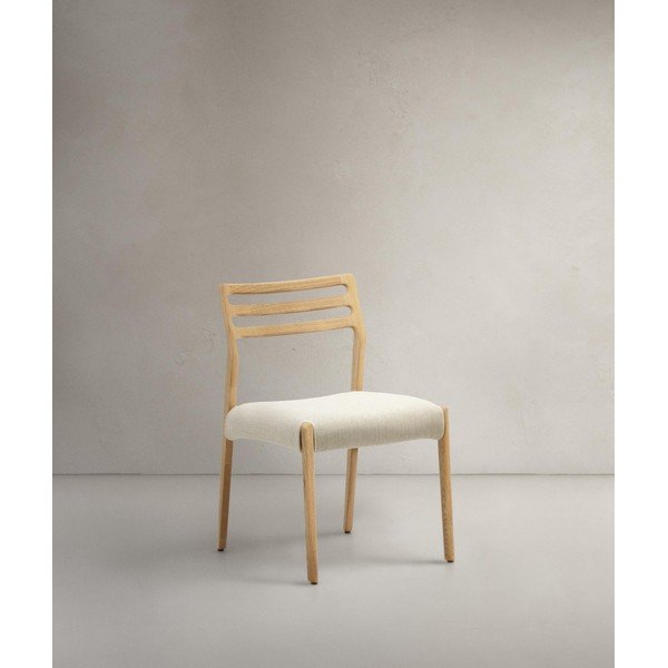Béžová/v přírodní barvě jídelní židle z dubového dřeva Cudia – Kave Home-image-4