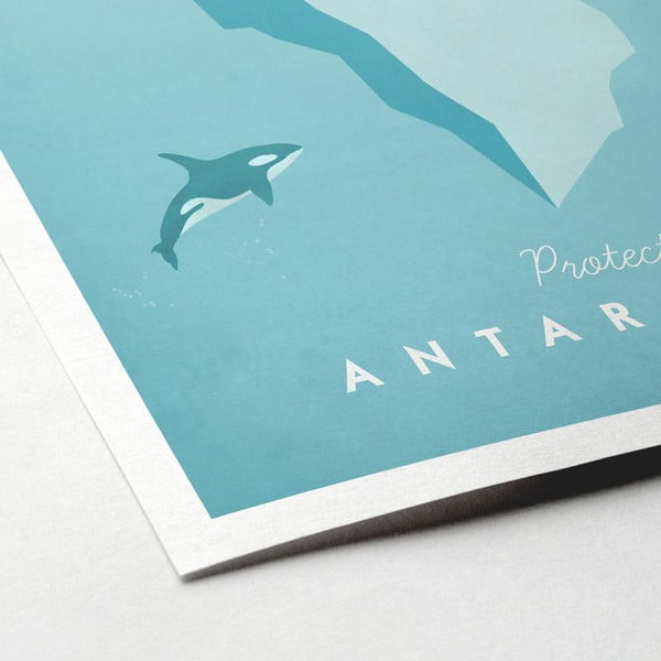 Plakát Travelposter Antarctica, A3-image-2
