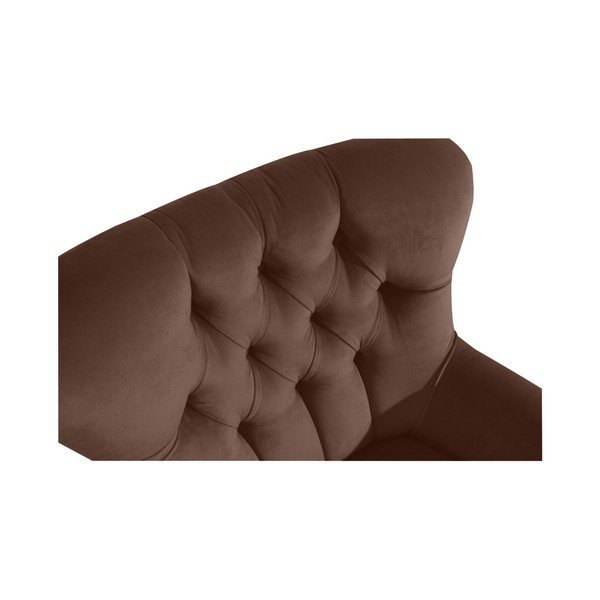 Hnědé křeslo Max Winzer Brandon Suede-image-1