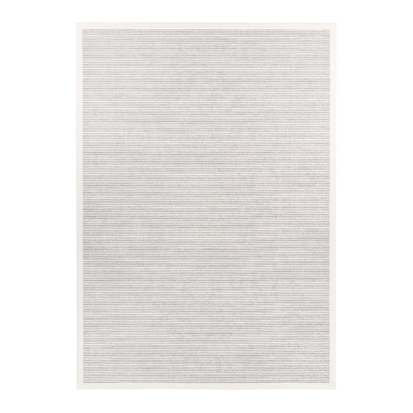 Bílý vzorovaný oboustranný koberec Narma Palmse, 70 x 140 cm-image-4