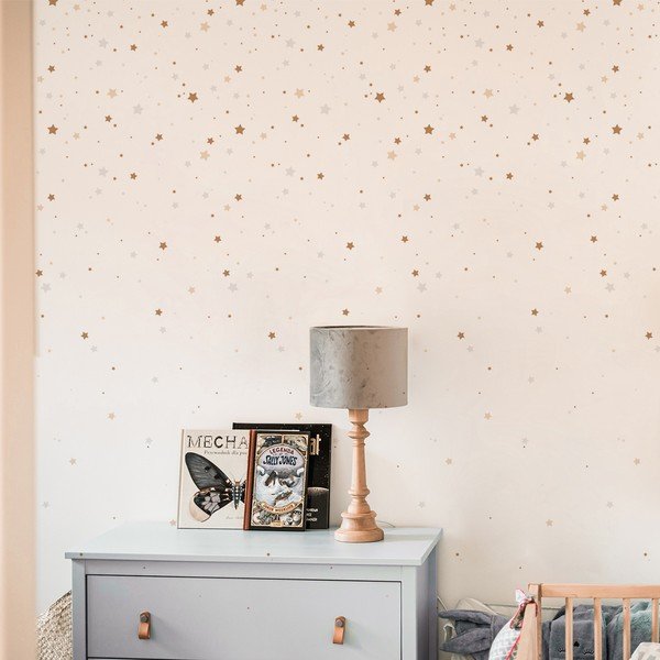 Dětská tapeta 50x280 cm Simple Stars - Dekornik-image-1