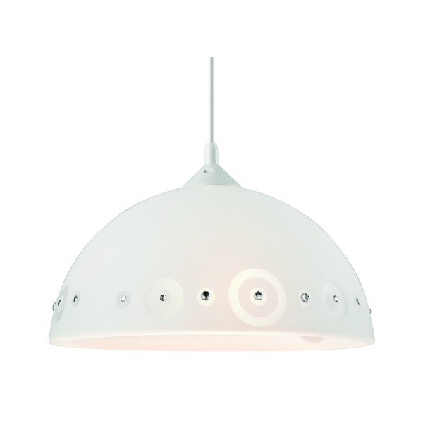 Bílé závěsné svítidlo ø 30 cm Star – LAMKUR-image-1