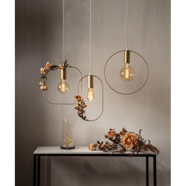 Závěsné svítidlo ve zlaté barvě Shape – Star Trading-image-2