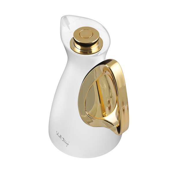 Termoska v bílo-zlaté barvě 1 l Alessia – Vialli Design-image-2