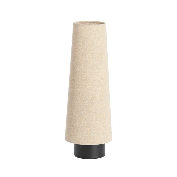 Béžová kovová stolní lampa s textilním stínidlem (výška 42 cm) Howie – Light & Living