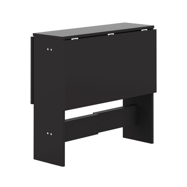 Rozkládací jídelní stůl s černou deskou 76x28 cm Papillon – TemaHome-image-3