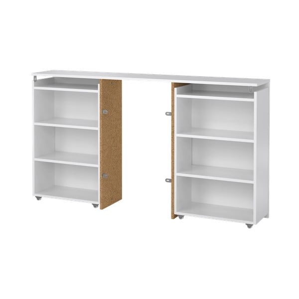 Bílé čelo postele 145x80 cm Naia – Tvilum-image-2