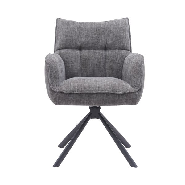 Šedá čalouněná jídelní křesla v sadě 2 ks Marilla – Unique Furniture-image-4