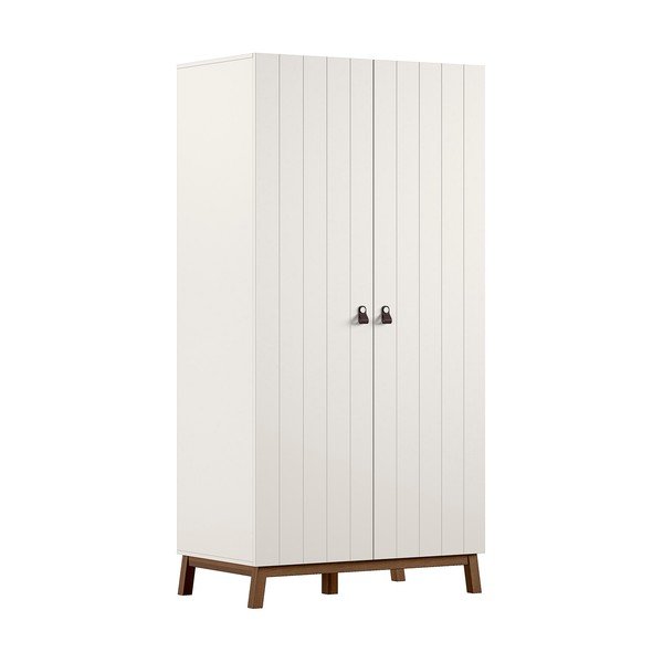 Béžová dětská šatní skříň 99x196x58 cm Sezane – Vipack