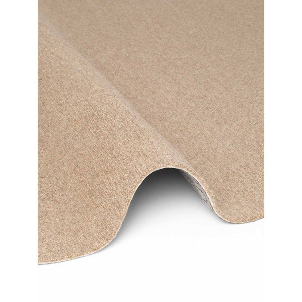 Ručně tkaný vlněný kulatý koberec v přírodní barvě ø 160 cm Puristic Knots – Elle Decoration-image-4