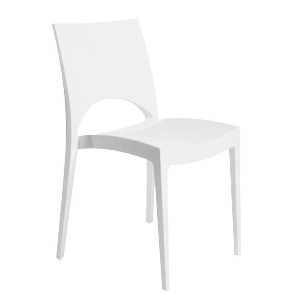 Bílá jídelní židle Evergreen House Adrea