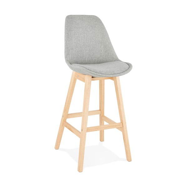Šedá barová židle Kokoon QOOP, výška sedu 75 cm