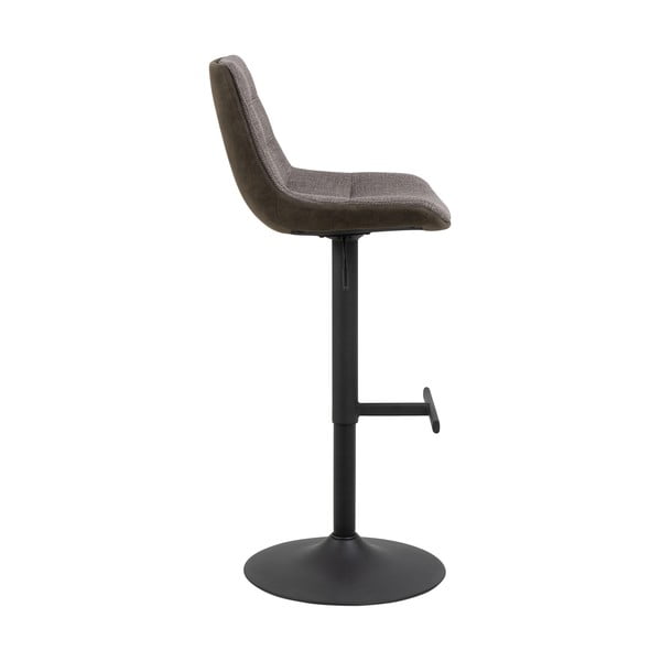 Šedá barová židle s nastavitelnou výškou (výška sedáku 86 cm) Adisa – Actona-image-3