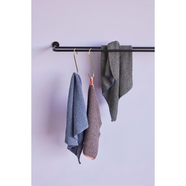 Modrá bavlněná utěrka Hübsch Rosa, 40 x 60 cm-image-1