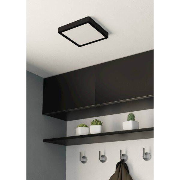 Černé LED stropní svítidlo 21x21 cm FUEVA 5 – EGLO-image-1