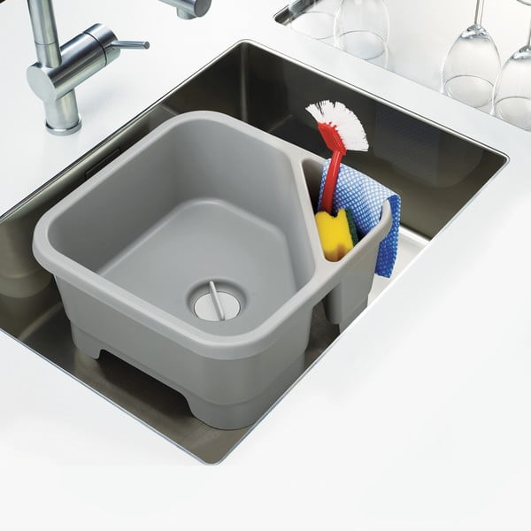 Šedý lavor Duo – Joseph Joseph-image-1