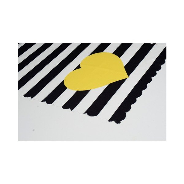 Běhoun na stůl 45x140 cm Black Stripes – Minimalist Cushion Covers-image-1