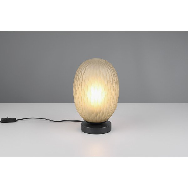 Zelená stolní lampa se skleněným stínidlem (výška 28,5 cm) Facette – Trio-image-3