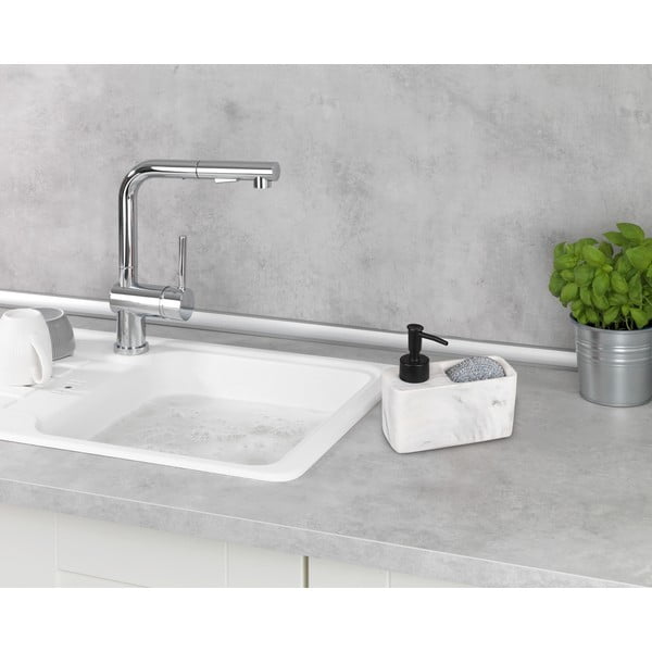 Bílý dávkovač na mýdlo Wenko Resa-image-1