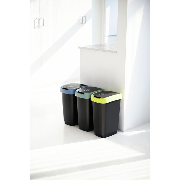 Odpadkový koš z recyklovaného plastu 10 l Twist - Rotho-image-1