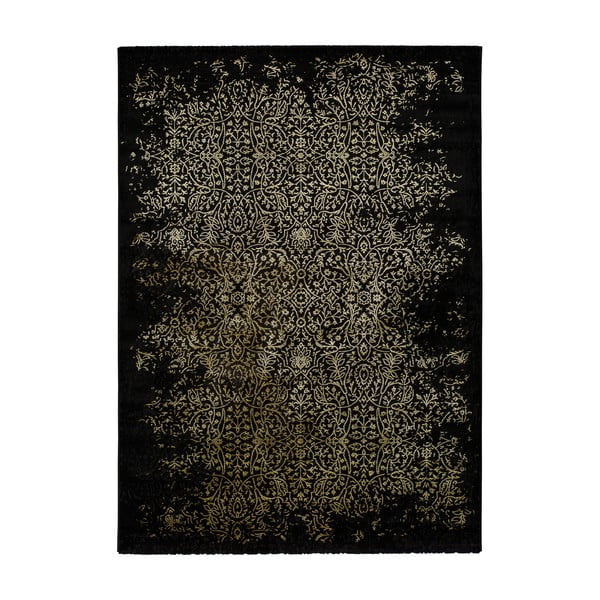 Černý koberec Universal Gold Duro, 160 x 230 cm
