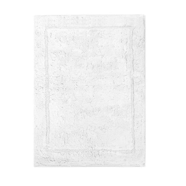 Bílá bavlněná koupelnová předložka Phil, 70 x 110 cm