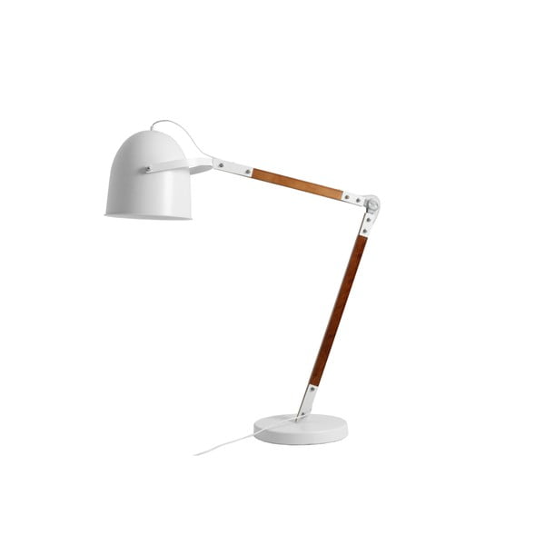 Stojací lampa s bílým stínidlem Custom Form Hubert