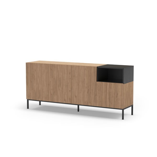 Komoda v přírodní barvě 180x80 cm Cailin – Marckeric-image-2