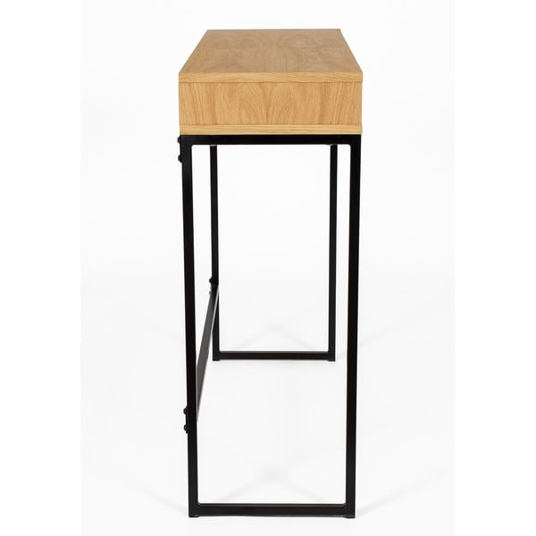 Pracovní stůl s deskou v dubovém dekoru 35x100 cm Frame – Woodman-image-3