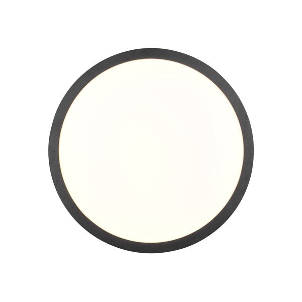 Černé LED stropní svítidlo ø 40 cm Iseo – Trio-image-1