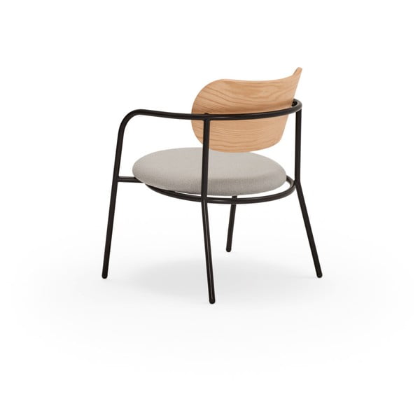 Šedé křeslo v dekoru dubu Eclipse - Teulat-image-3