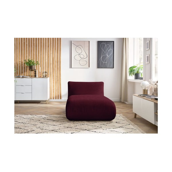 Vínový manšestrový modul pohovky Lecomte – Bobochic Paris-image-4