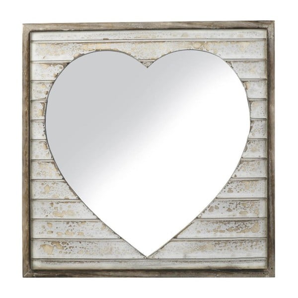 Zrcadlo Wood Heart