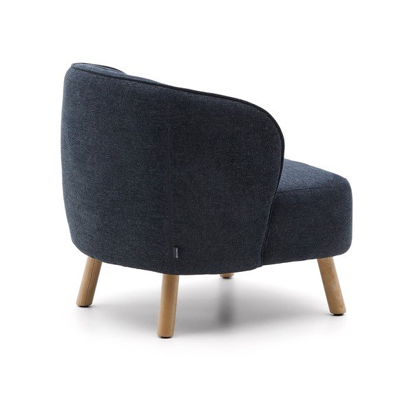 Žinylkové křeslo šedomodré Ulit – Kave Home-image-4