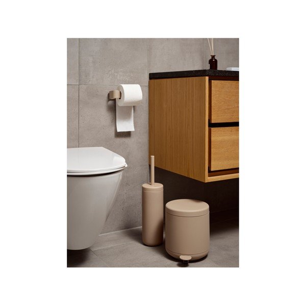 Béžový nášlapný odpadkový koš 4 l Ume – Zone-image-1