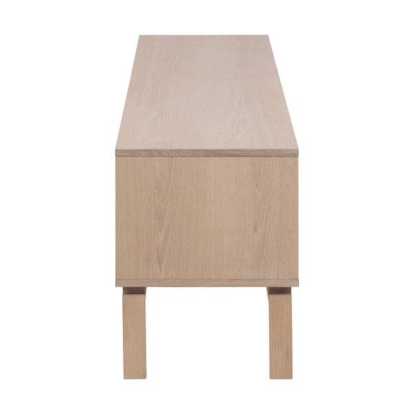 TV stolek v dekoru dubu v přírodní barvě 160x50 cm Linley – Actona-image-4