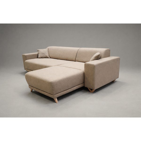 Hnědá rozkládací/s úložným prostorem rohová pohovka Classy Sophie - II. jakost – Miuform-image-3