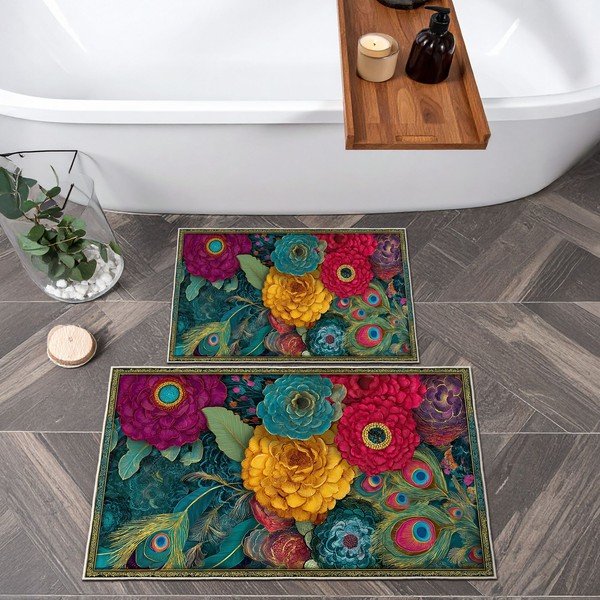 Koupelnové předložky v sadě 2 ks 60x100 cm – Foutastic-image-2