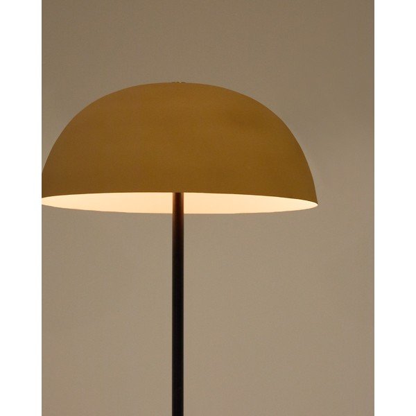 Stojací lampa v terakotové barvě s kovovým stínidlem (výška 140 cm) Nibla – Kave Home-image-2