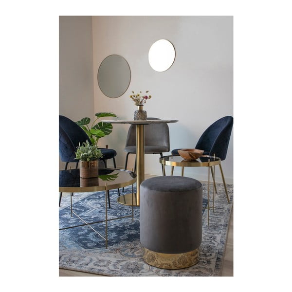 Světle šedé sametové jídelní židle v sadě 2 ks Geneve – House Nordic-image-4