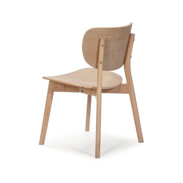 Přírodní dřevěná jídelní židle Marckeric Azara-image-3