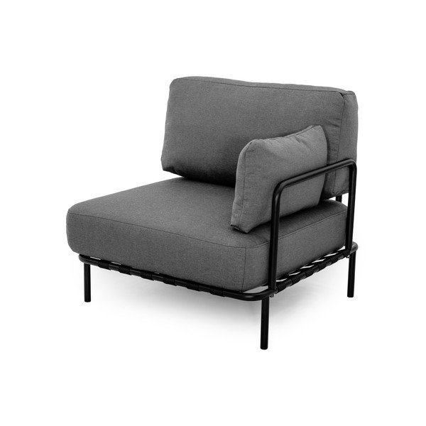 Tmavě šedý variabilní modul zahradní pohovky Salve – Sit Sit-image-2