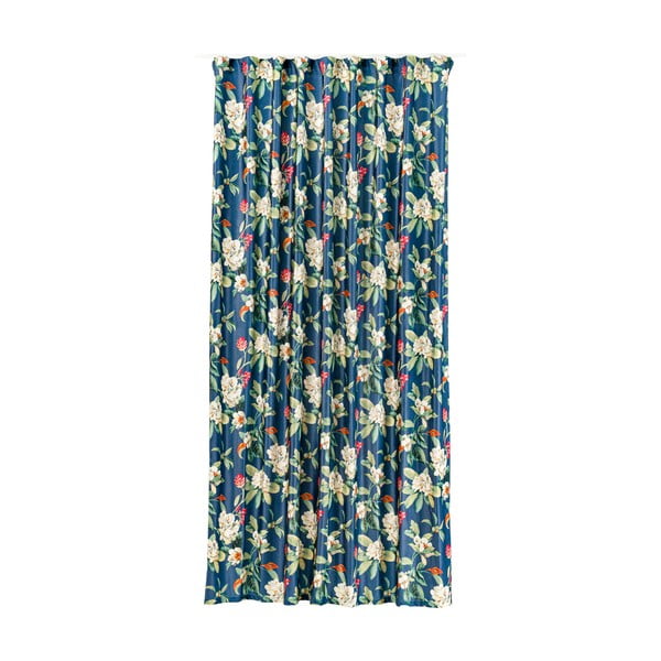 Zeleno-modrý sametový závěs 140x260 cm Kerida – Mendola Fabrics
