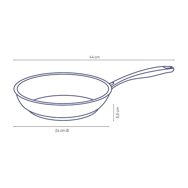 Pánev na smažení z nerezové oceli Kela Flavoria, ø 24 cm-image-3