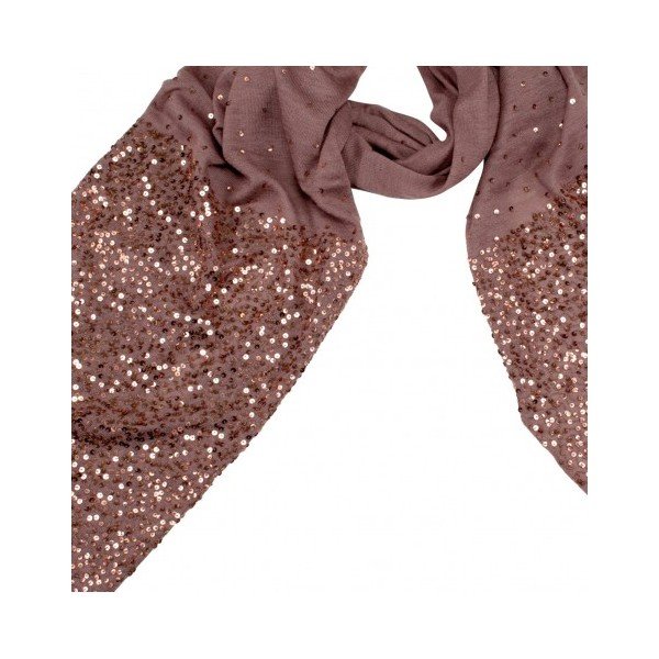 Kašmírový šátek Shirin Sehan - Valentina Nut-image-1