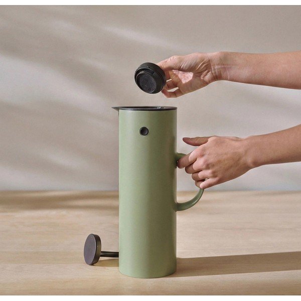 Zelená plastová termokonvice 1 l EM77 – Stelton-image-1