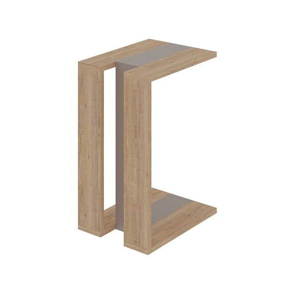 Odkládací stolek v dekoru dubu 40x30 cm Macha – Marckeric-image-2