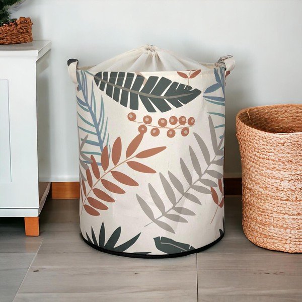 Úložný látkový košík ø 37x40 cm – Mioli Decor-image-1